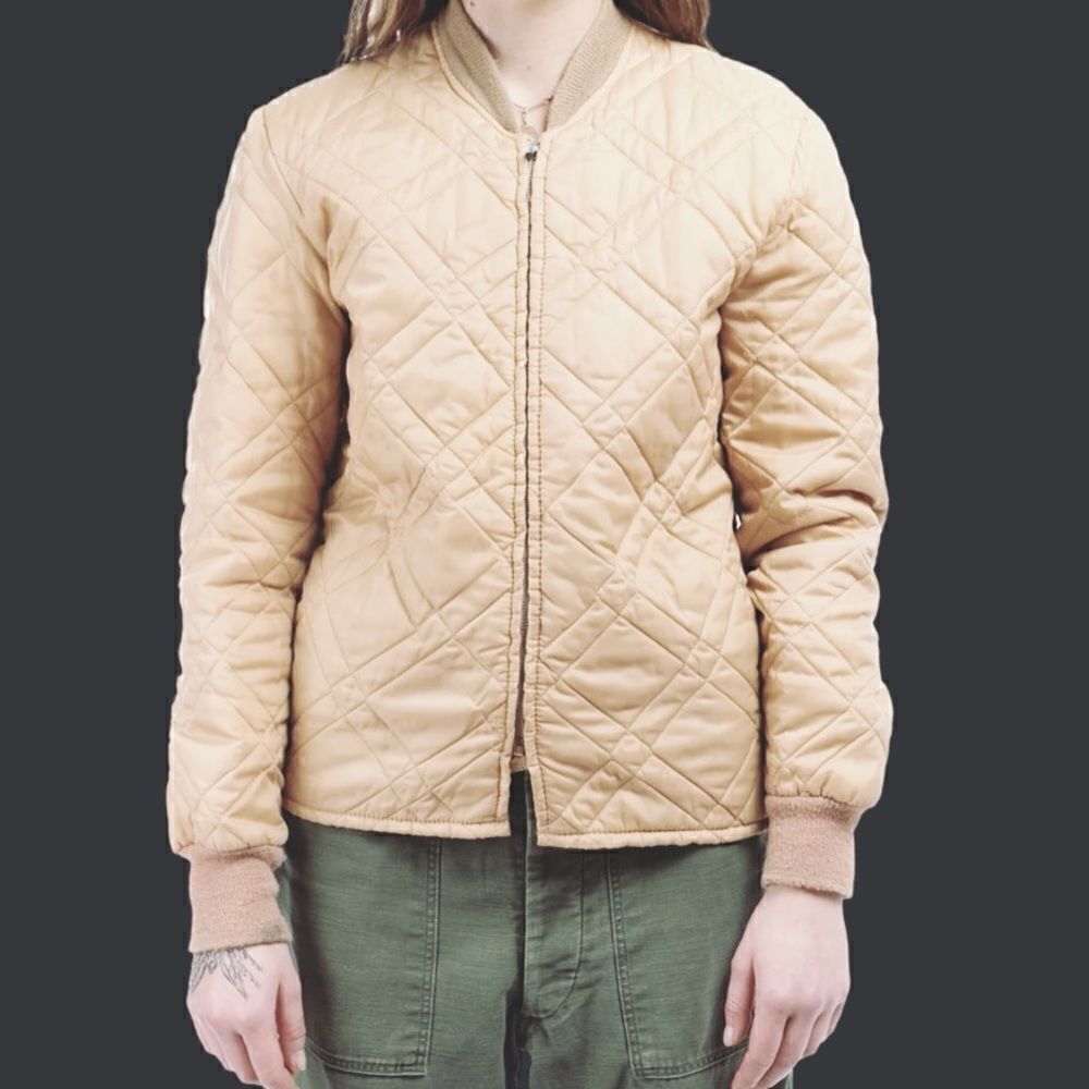 DU PONT Dacron Vintage Quilted Liner Light Jacket Size Large